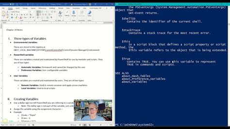 Powershell Powershell Variables Intro To Powershell Series Video