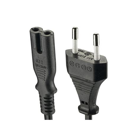 Vde Ce Approval Ac Eu Power Cable Euro 2 Prong Pvc Iec C7 2 Pin Plug