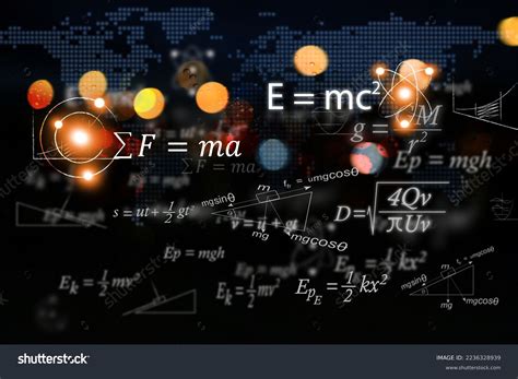 Mathematical Physics Equations Albert Einstein Sir Stock Photo ...