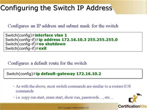 Cisco CCNA Introduction To Switches Part II