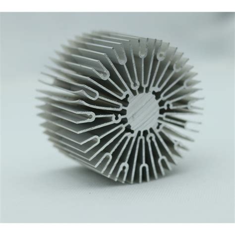 Round Aluminum Profile Anodized Big Size Heatsink China Cnc