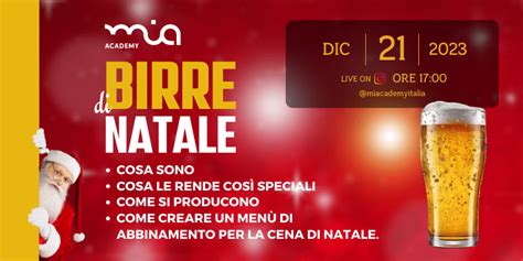 Birre Di Natale Mia Academy