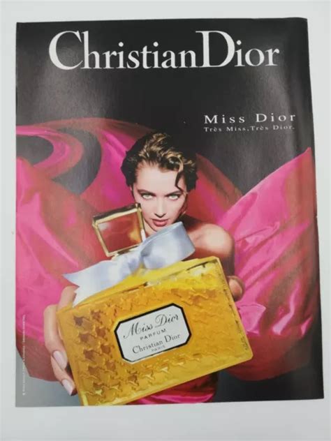 Christian Dior Publicit De Presse Parfum Miss Dior Eur