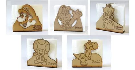 Servilleteros En Mdf Mario Bros Mercadolibre