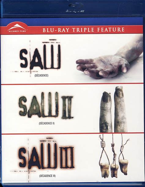 Saw I, II & III Triple Feature (Blu-Ray) on BLU-RAY Movie