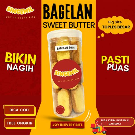 Jual Bagelan Sweet Butter SiNgemil Bagelen Bandung Butter