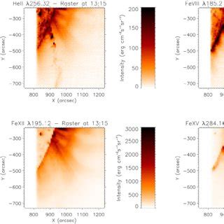 Sequence of STEREO B EUVI He II λ304 images showing the evolution of