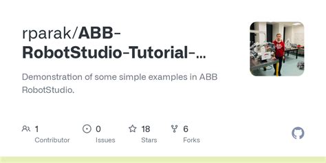 GitHub - rparak/ABB-RobotStudio-Tutorial-Simple: Demonstration of some ...