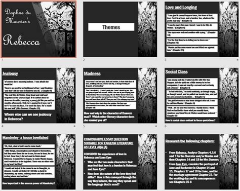 Rebecca - Themes | Teaching Resources