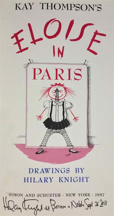 Eloise in Paris. - Raptis Rare Books | Fine Rare and Antiquarian First Edition Books for Sale