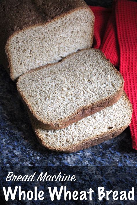 Bread Machine Whole Wheat Bread Tendig