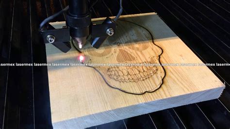 LASERMEX Corten Y Grabado Laser En Madera De 20mm YouTube