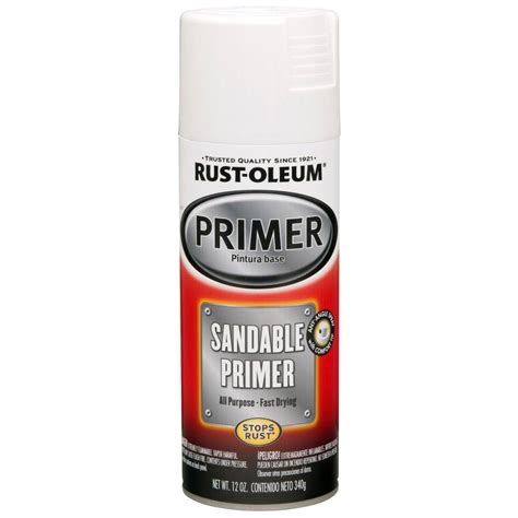 Rust Oleum Automotive 12 Oz 2 In 1 Filler And Sandable Primer Spray 6