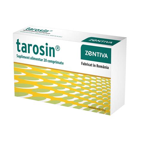 Tarosin 20 Comprimate Zentiva Dr Max Farmacie