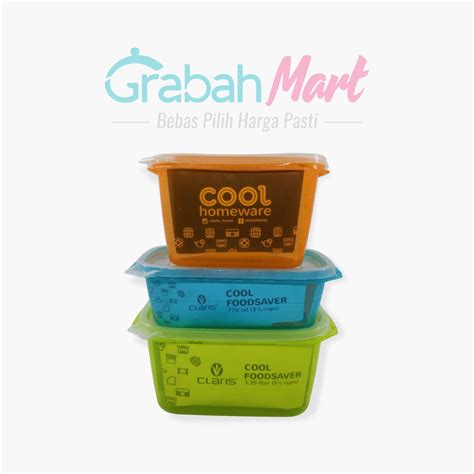 Jual Claris Foodsaver Lunch Box Tempat Makan Shopee Indonesia