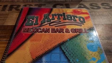 El Arriero Restaurant Menu Tabletop Food Stock Video Pond