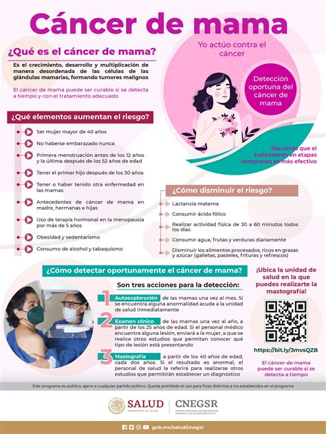 Cancer De Mama Infografia