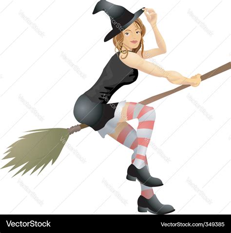 Sexy Witch Royalty Free Vector Image Vectorstock