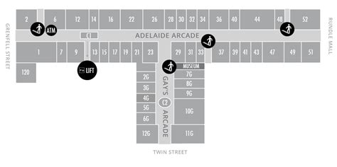 A-Z Listing with Map - Adelaide Arcade