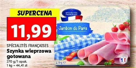 Promocja Szynka Wieprzowa Gotowana W Lidl