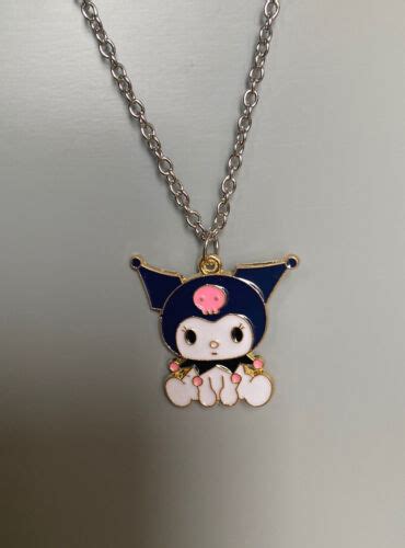 Kuromi Necklace Sanrio Characters Necklace C Kawaii Anime Cute Jewelry 4626854858