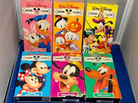 Vintage 90s Disney Cartoon Classics Vhs Lot 13 Videos Mickey Moues The Generation X Of America