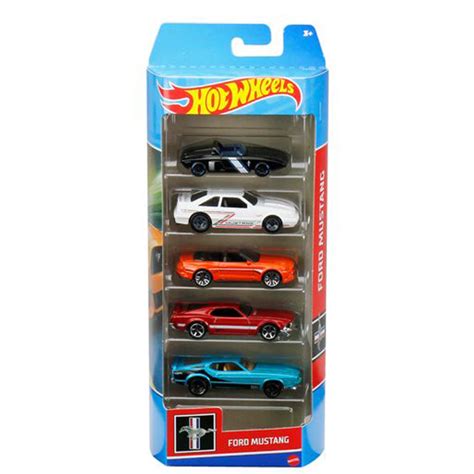 Mattel Hot Wheels Αυτοκινητάκια Σετ Των 5 Hot Wheels Ford Mustang