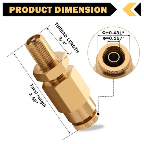 Snapklik Cheemuii Pcs Inflation Schrader Valve