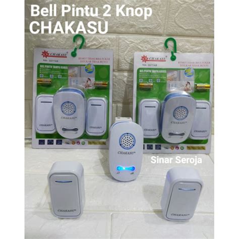 Jual Bel Pintu Bel Rumah 38 Bel Tanpa Kabel Wireless Door Bell 2 Remote