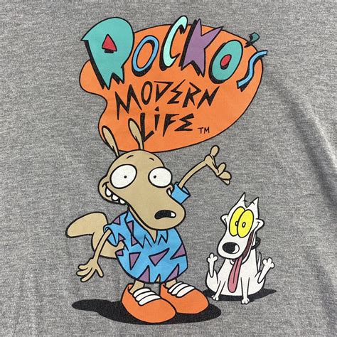 Nickelodeon Rockos Modern Life T Shirt Size Xs Gem