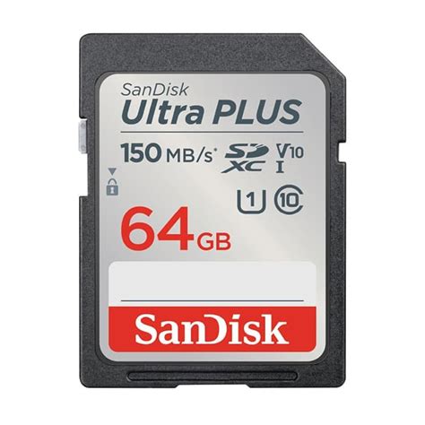 新品 SanDisk サンディスク UltraPLUS SDXCカード UHS I V10 64GB SDSDUWC 064G