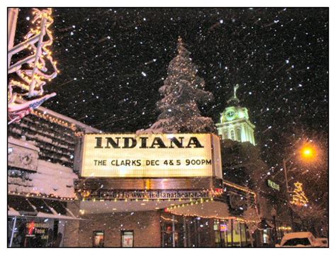 Indiana Theater, Indiana, PA. Once the downtown theater its a stage for ...