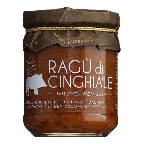 Rag Di Cinghiale Wildschwein Ragout Von Alpe Magna