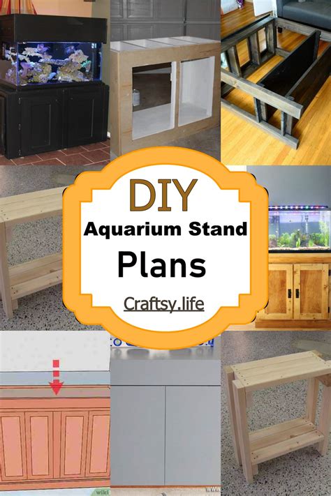 16 Cheap DIY Aquarium Stand Plans Craftsy