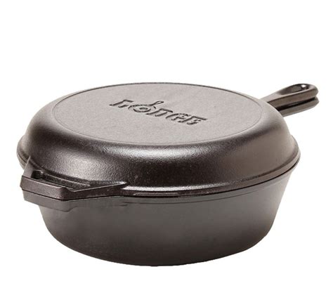 Lodge Lcc3 Pre Seasoned Cast Iron Combo Cooker 3 Quart