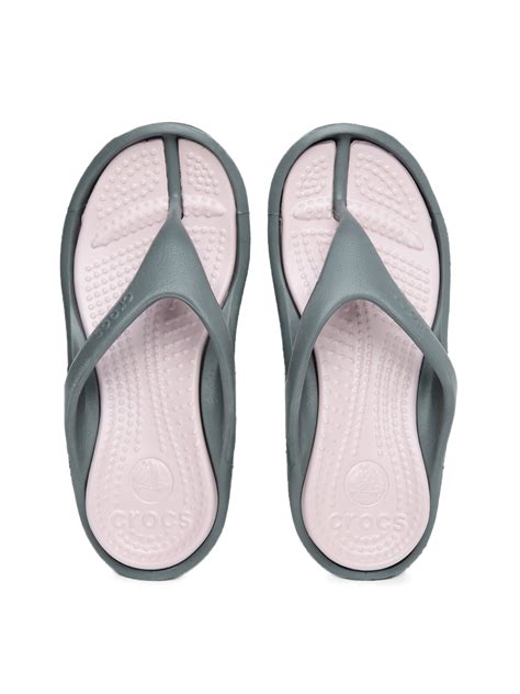 Buy Crocs Unisex Grey & Pink Athens II Flip Flops - Flip Flops for Unisex 1206546 | Myntra