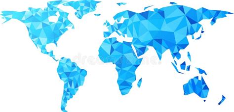 Abstract World Map Stock Illustration Illustration Of Black