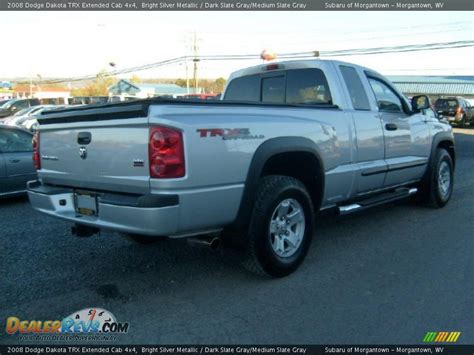 2008 Dodge Dakota Trx Extended Cab 4x4 Bright Silver Metallic Dark