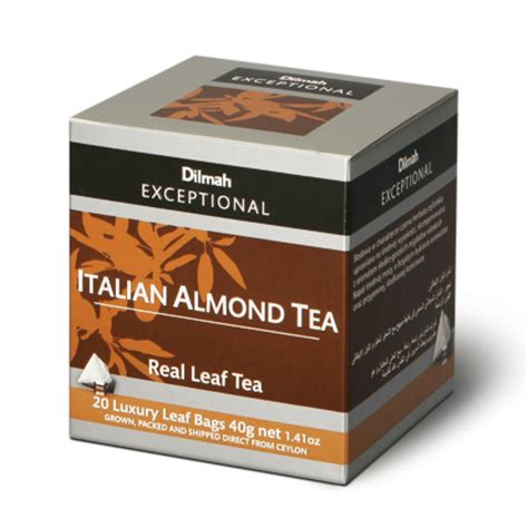 Herbata Dilmah Exceptional Italian Almond Tea 20x2g Czarna Z Aromatem