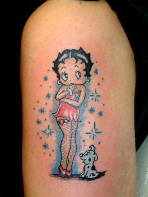 Betty Boop Black Tattoo Boswings