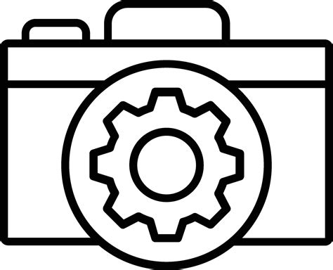 Camera Setting Line Icon 27867498 Vector Art at Vecteezy