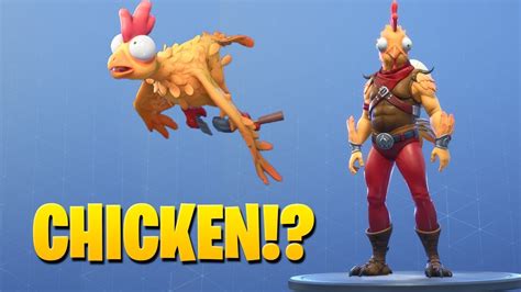 New Tender Defender Skin Chicken Skin Fortnite Battle Royale Item