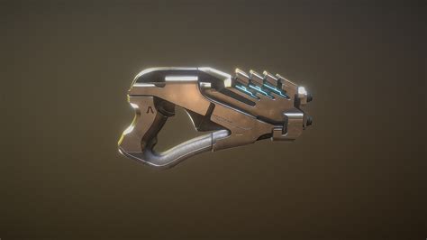 Arc Pistol Mass Effect Buy Royalty Free D Model By Katedra