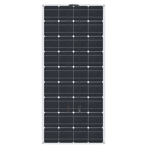 V W Pet Sunpower Semi Flexible Solar Panel Monocrystalline Silicon