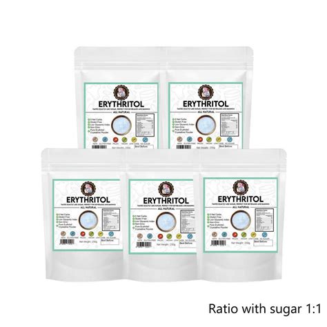 Ketogenie Erythritol Allulose Monk Fruit Stevia Sweetener Halal Vegan Zero Calorie Keto