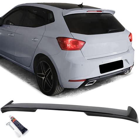 Becquet Spoiler De Toit Seat Ibiza Kj Noir Brillant