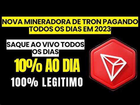 INVESTINDO E LUCRANDO TRON TODOS OS DIASMINERADORA DE TRON 10 AO DIA