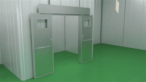 Hermetic Door Doorsteel Double Sl Pusat Clean Room