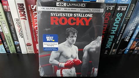 Rocky 1976 4K Ultra HD Blu Ray SteelBook Unboxing YouTube