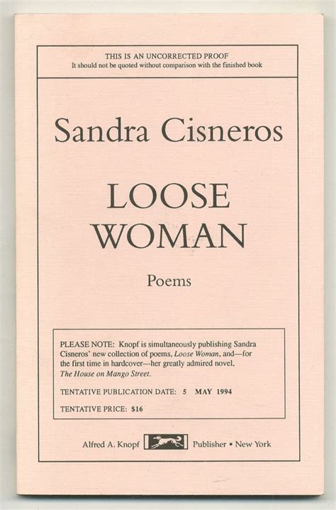 Loose Woman: Poems | Sandra CISNEROS